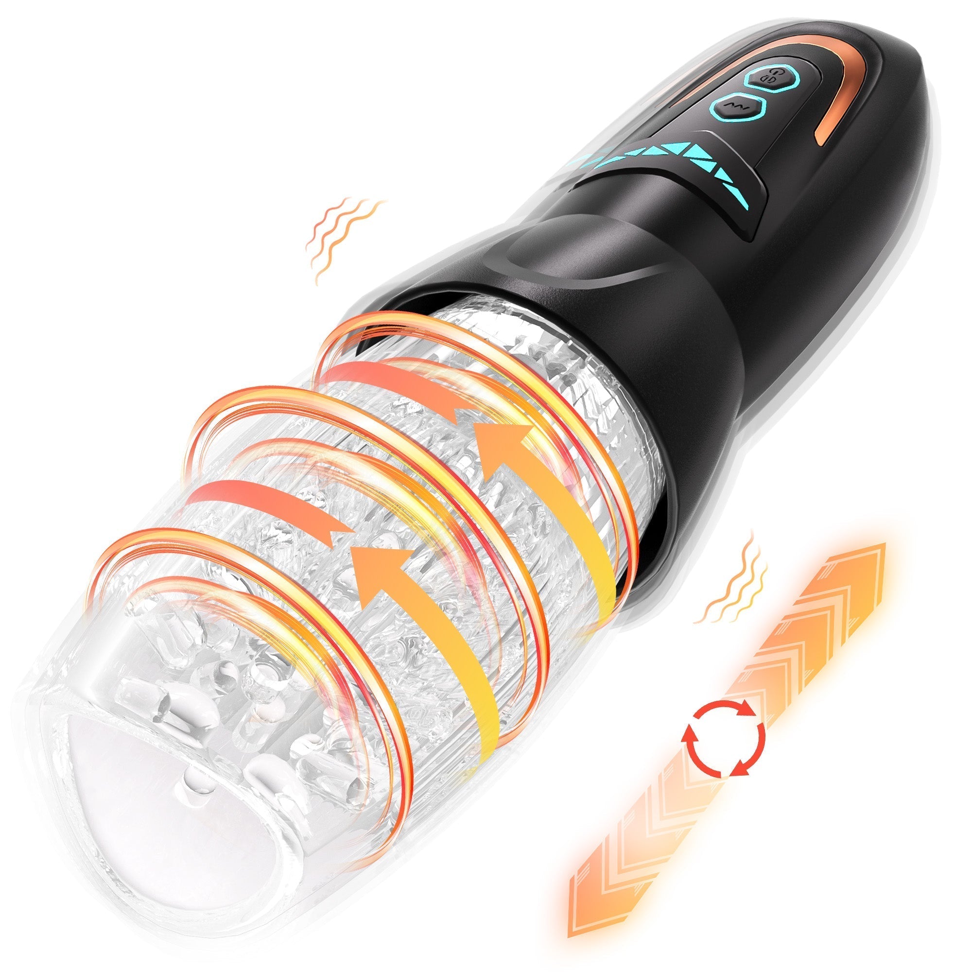 Elite automatischer Stroker - Fortschrittliche Vibrations- & Rotationstechnologie