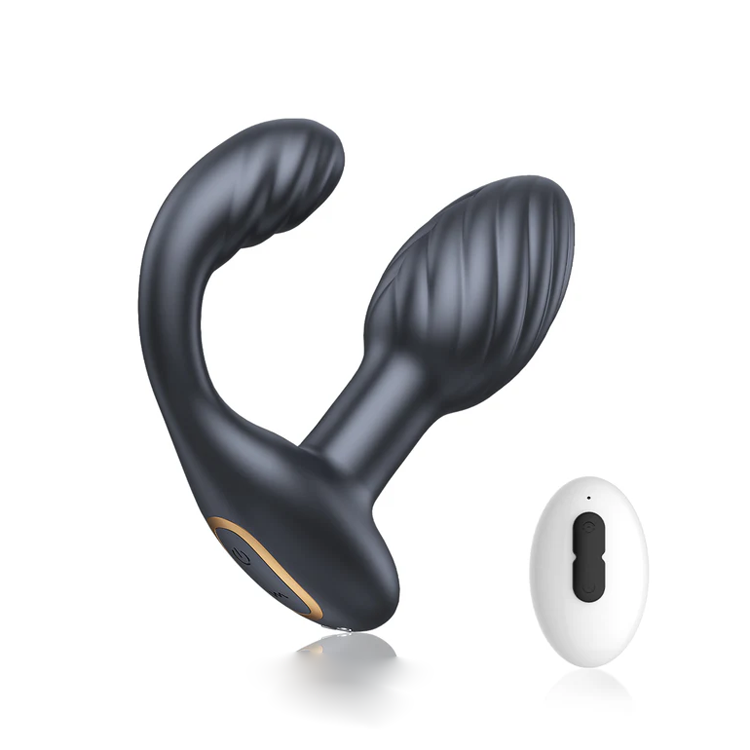 Rotierender Anal-Wellness-Plug - Präzisionsvibration & ergonomisches Design