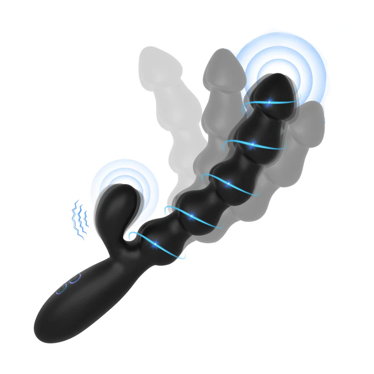 Fortschrittliche Dual-Motor Anal-Wellness-Perlen - Hochintensive Vibration
