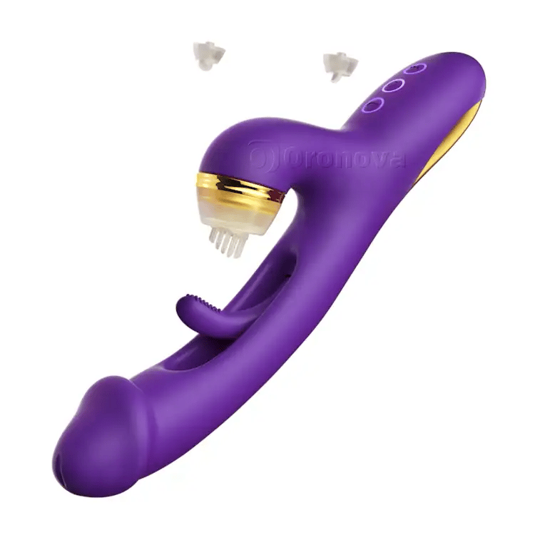 Ultimativer klopfender G-Punkt Massager - Klopfen, Kitzeln & leckende Hüllen