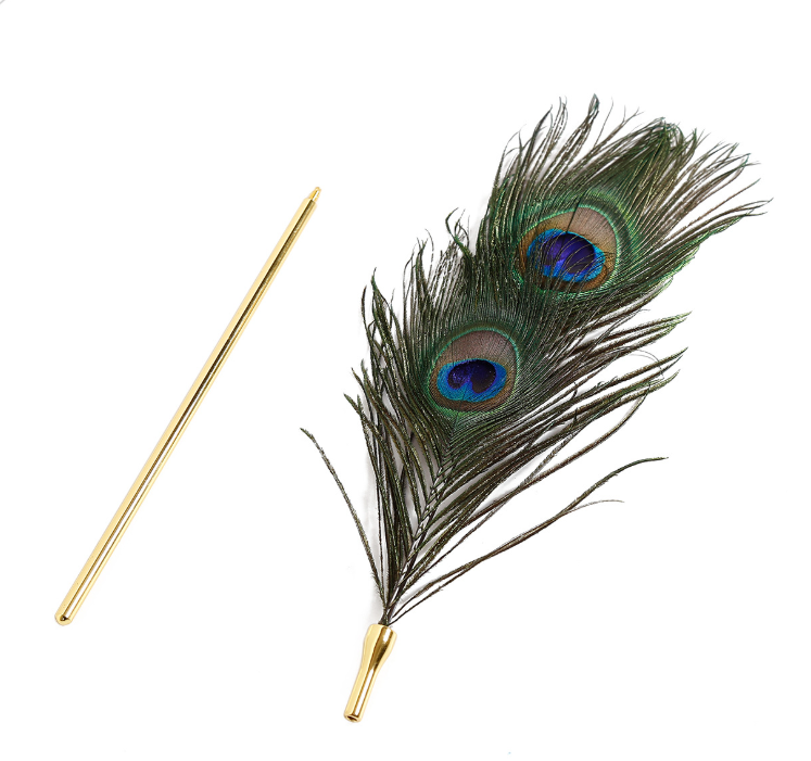 Eleganter Feder-Kitzler - Sinnliches Reiz- & Intimitäts-Accessoire