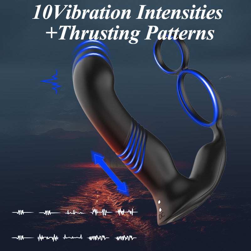 Präziser Stossender Prostata-Massager - Klopf- & Vibrations-Technologie