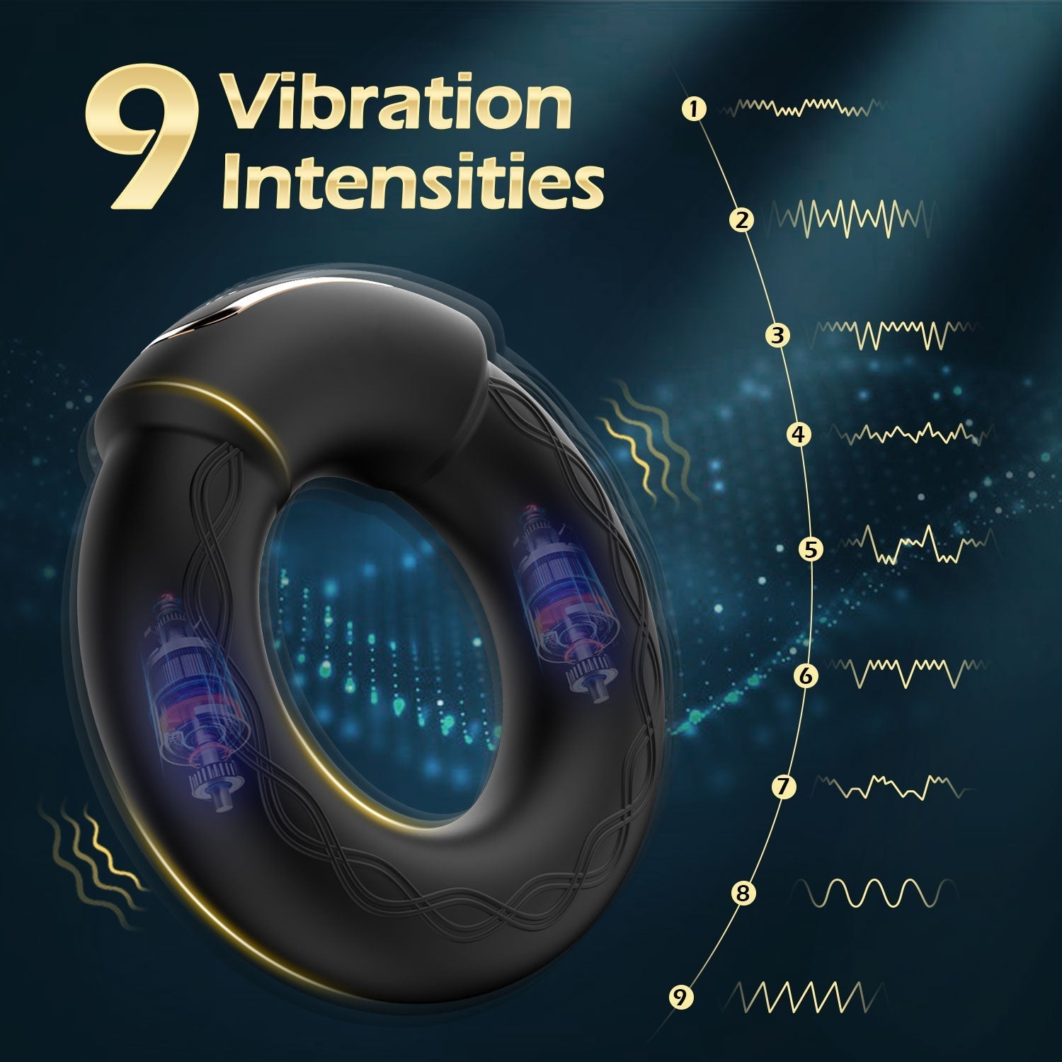 Kompakter beheizter Leistungsring - Vibrations-Ausdauer- & Komfortwerkzeug
