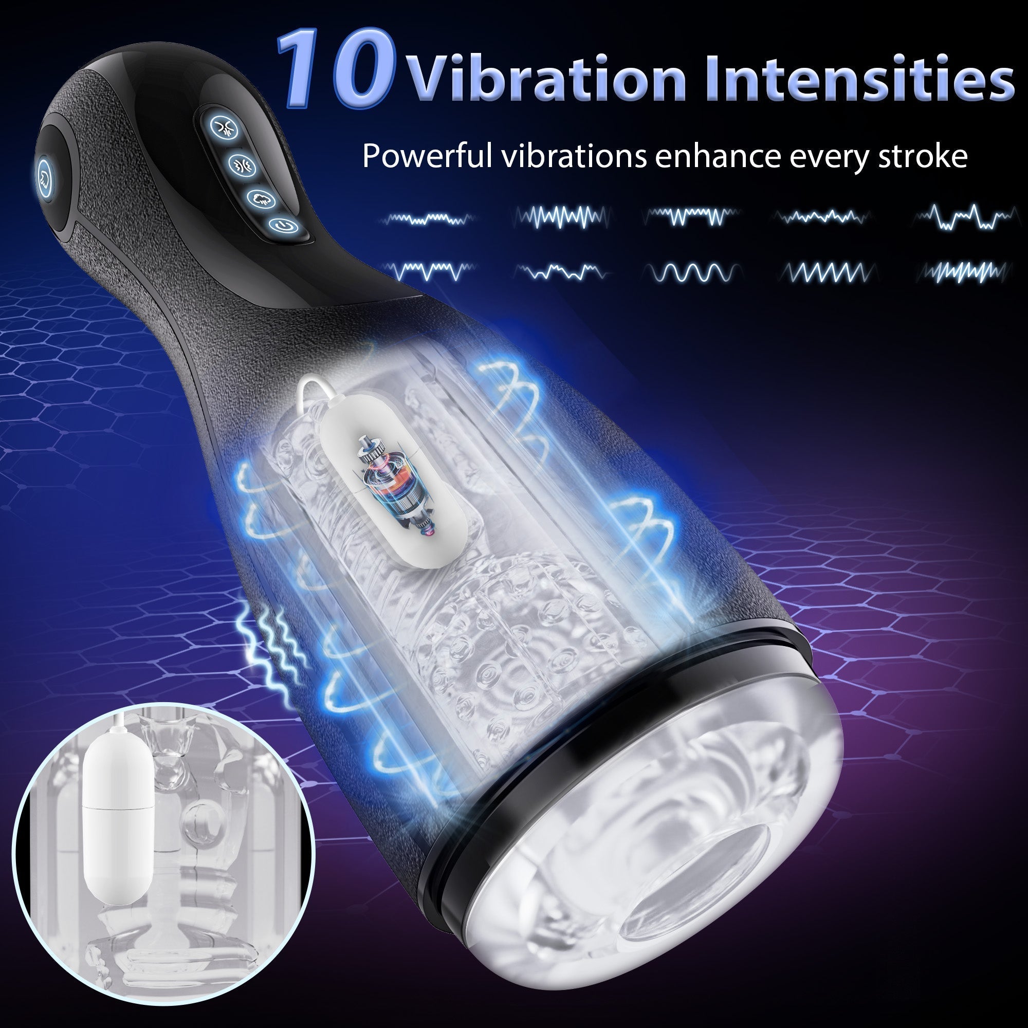 Fortschrittlicher Airbag-Saug-Stroker – Integrierte Vibrations-Technik