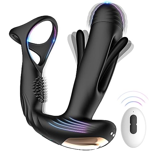 Elite Klappbarer Anal-Massager - Integrierter Performance-Ring & Vibration