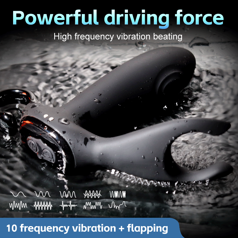 Präziser klopfender Prostatamassager - Vibrations-Haken-Design für Männer