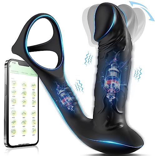 Wackelnder analer Wellness-Massager - Integrierter Leistungsring