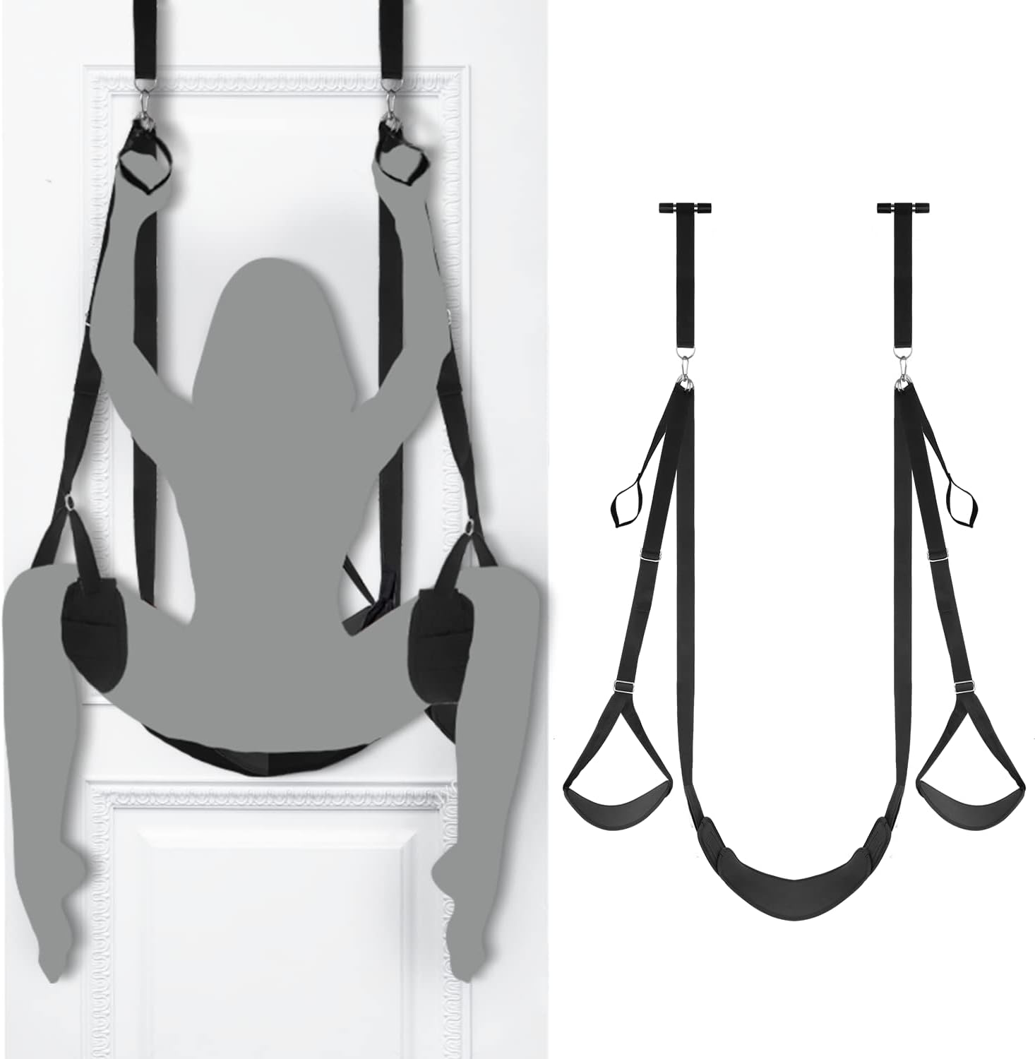 Elite anpassbarer Türschaukel - Premium Bondage-Schlinge für Paare