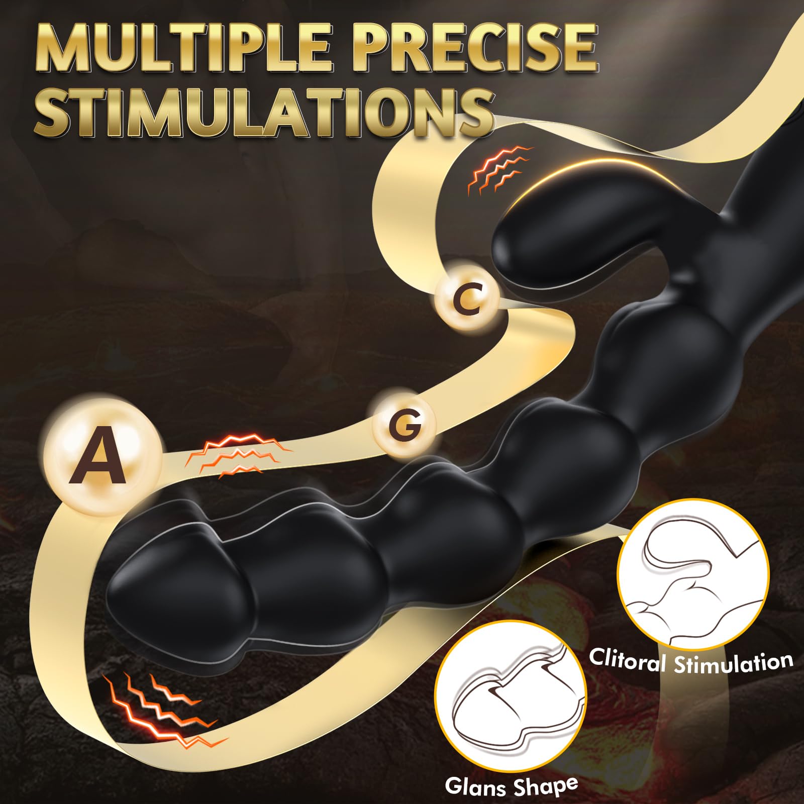 Fortschrittliche Dual-Motor Anal-Wellness-Perlen - Hochintensive Vibration
