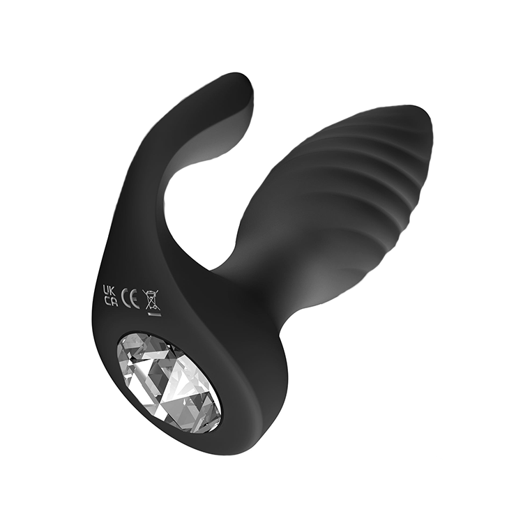 Klassischer vibrierender Anal-Wellness-Stecker - Ergonomisches Stimulationstool