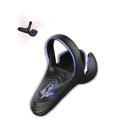 Elite Performance-Ring mit dreifacher Zonenstimulation - Zielgerichtete Ball- & Dammstimulation