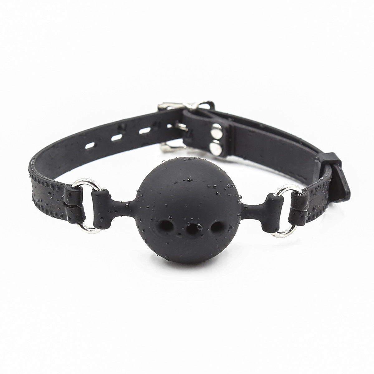 Premium verstellbarer Silikon-Knebel - Weiches Bondage-Essential (S/M/L)