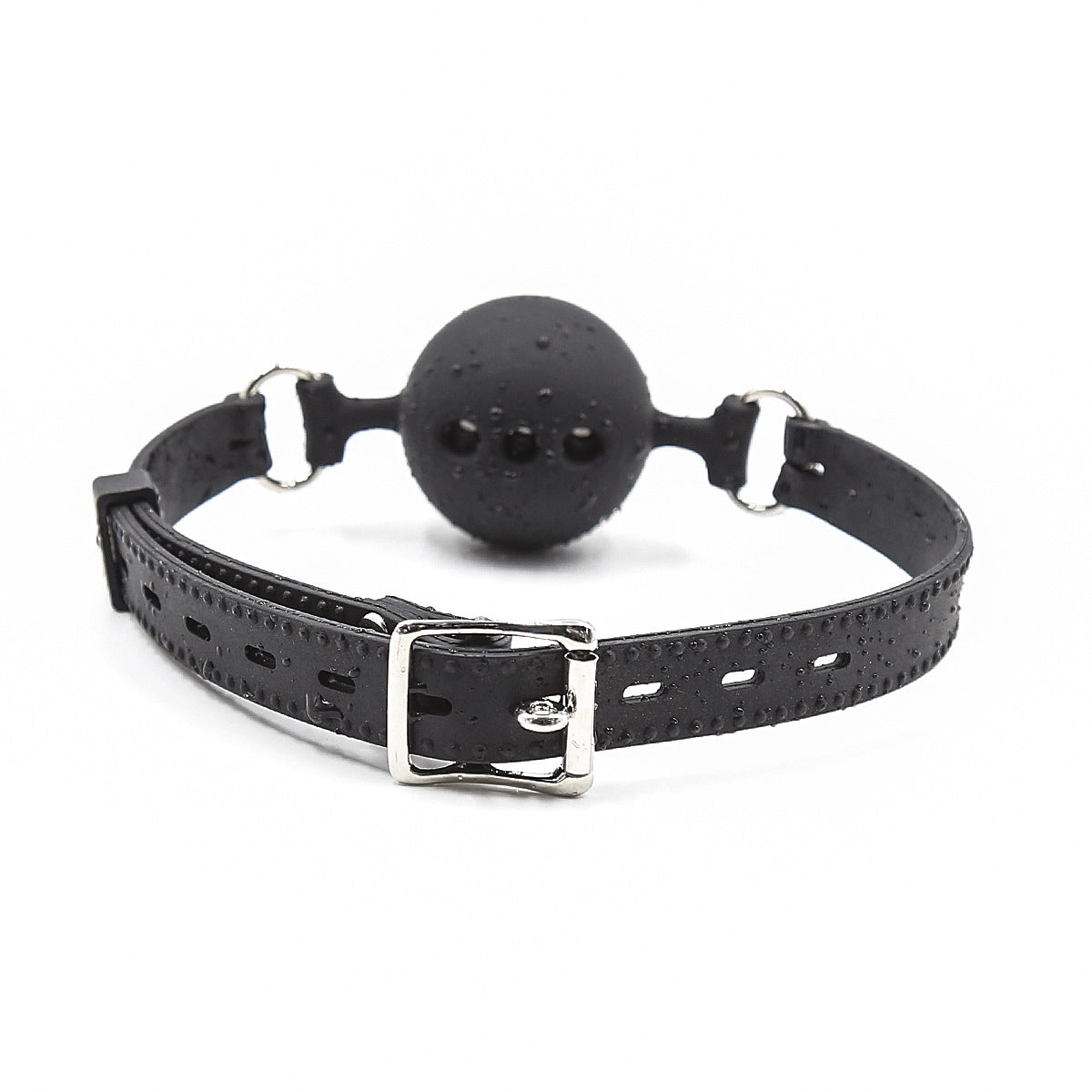 Premium verstellbarer Silikon-Knebel - Weiches Bondage-Essential (S/M/L)