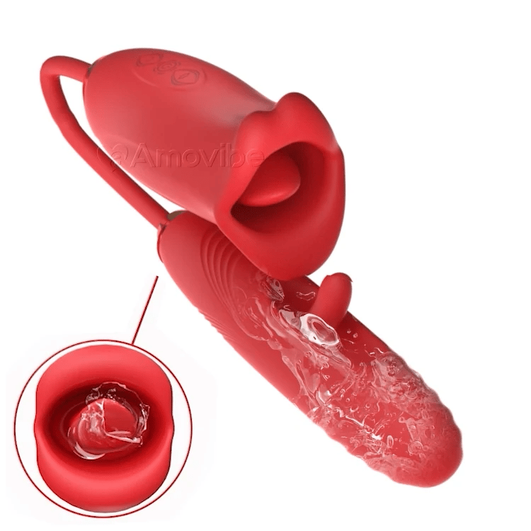 Lila G-Punkt & Mund-Teaser – Dual-Action vibrierender Massager