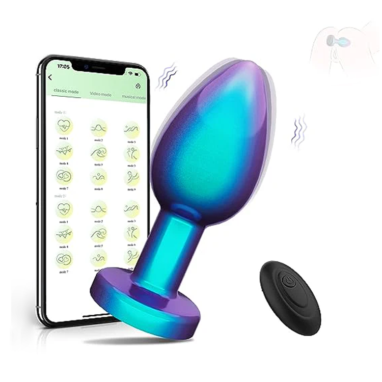 Intelligenter App-gesteuerter Analplug - Diskretes Vibrations-Wellness-Werkzeug