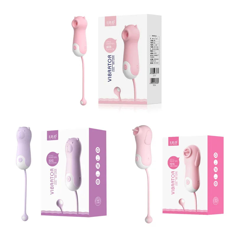 Einzigartiger Seepferdchen-Saugmassager - Fernbedienbare Intimitätstechnologie