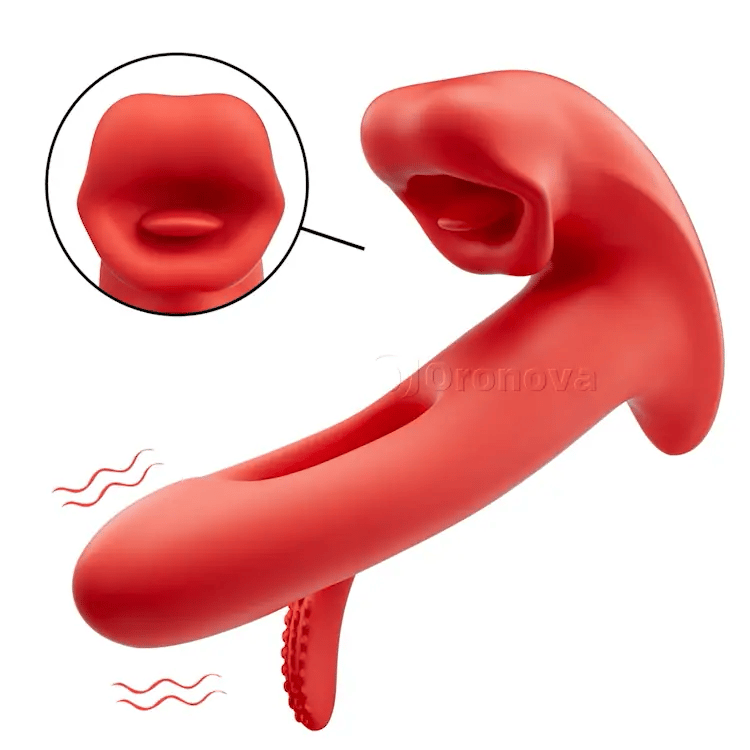 Lila G-Punkt & Mund-Teaser – Dual-Action vibrierender Massager