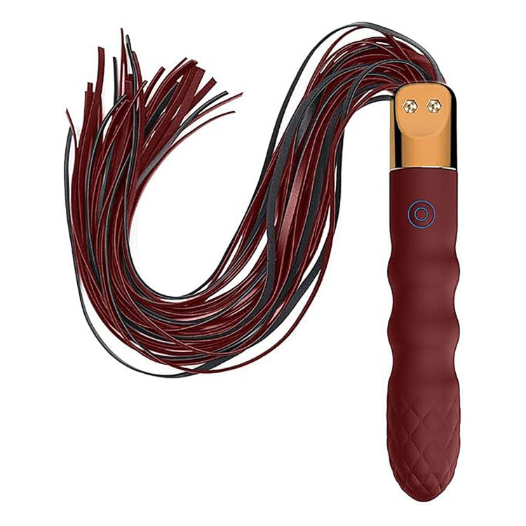 Verführerische Vibrationspeitsche - Integrierter G-Punkt-Massager für sensorisches Spiel