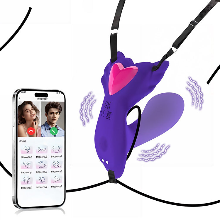 Intelligenter Dual-Motor tragbarer Massager - App-gesteuerte G-Punkt-Stimulation
