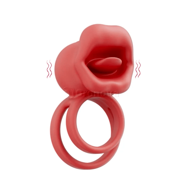 Verführerischer Mundstil-Performance-Ring - Zielgerichtetes Vibrationsgefühl