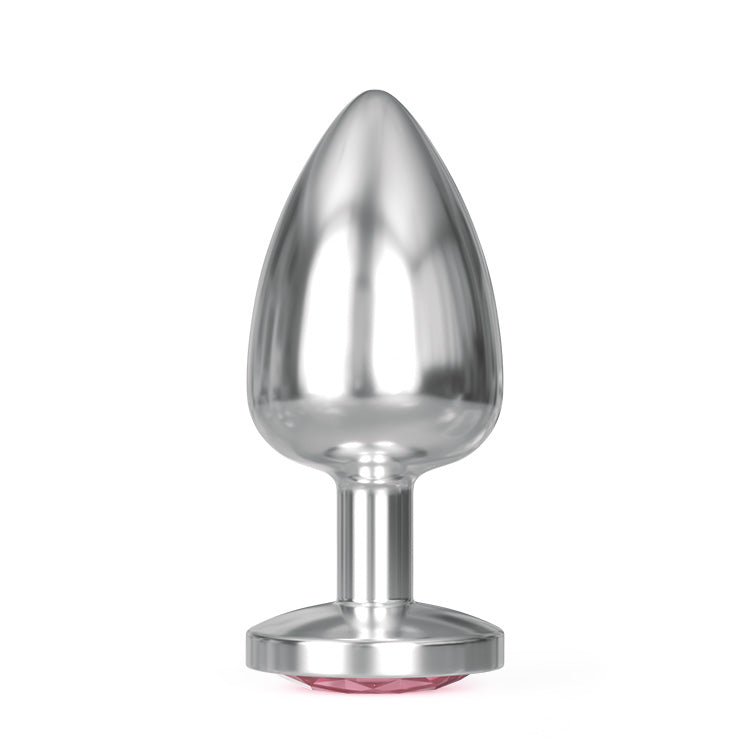 Luxuriöses 3-teiliges Diamant-Basismetall-Plug-Set - Elegantes Wellness-Kit