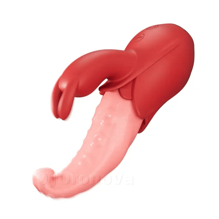 Flüsterleiser Zungenmassager mit 10 Modi - Dual-Punkt Intimstimulation