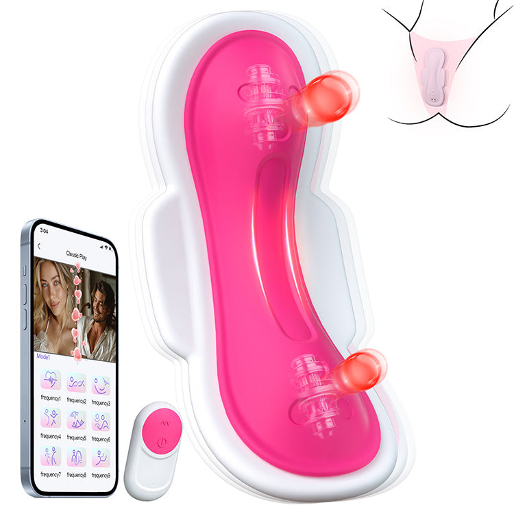 Diskreter App-gesteuerter Slip-Massager - Fernintimität für Paare