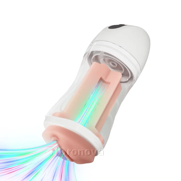 Freihändiger männlicher Performance-Stroker - 10-Modi Saug- & Vibrationsfunktion