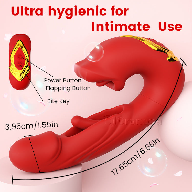 Lila G-Punkt & Mund-Teaser – Dual-Action vibrierender Massager