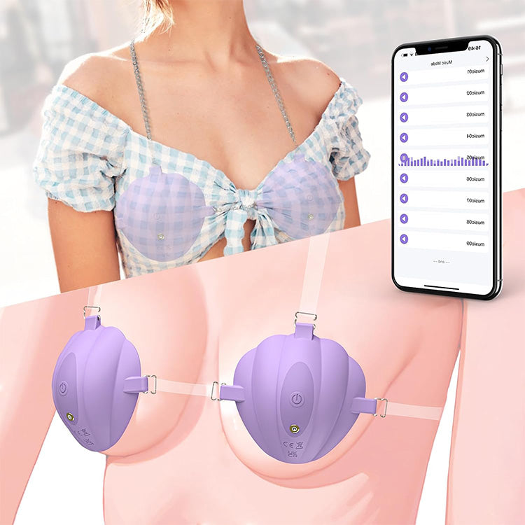 Intelligenter App-gesteuerter Nippel-Massager - 9 Modi präziser Stimulation