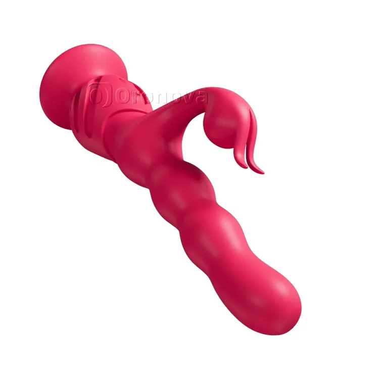 Freihändiger Saugnapf-Massager - Doppelte Stimulation Wasserdichtes Wellness
