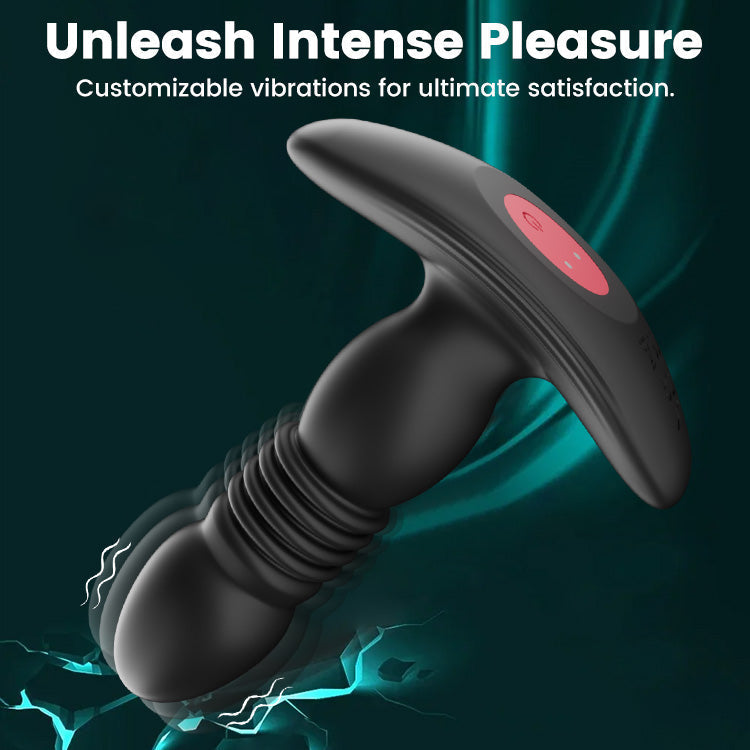Intelligenter erweiterbarer Anal-Massager - Mehrfachgeschwindigkeits-Fernbedienungstechnologie