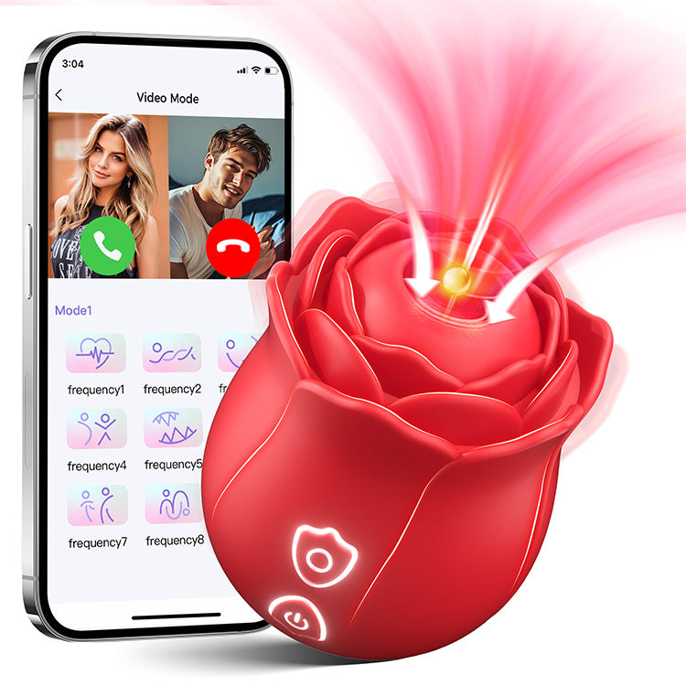 Intelligenter Rosebud Saug-Massager - App-gesteuerte Intimitäts-Technologie