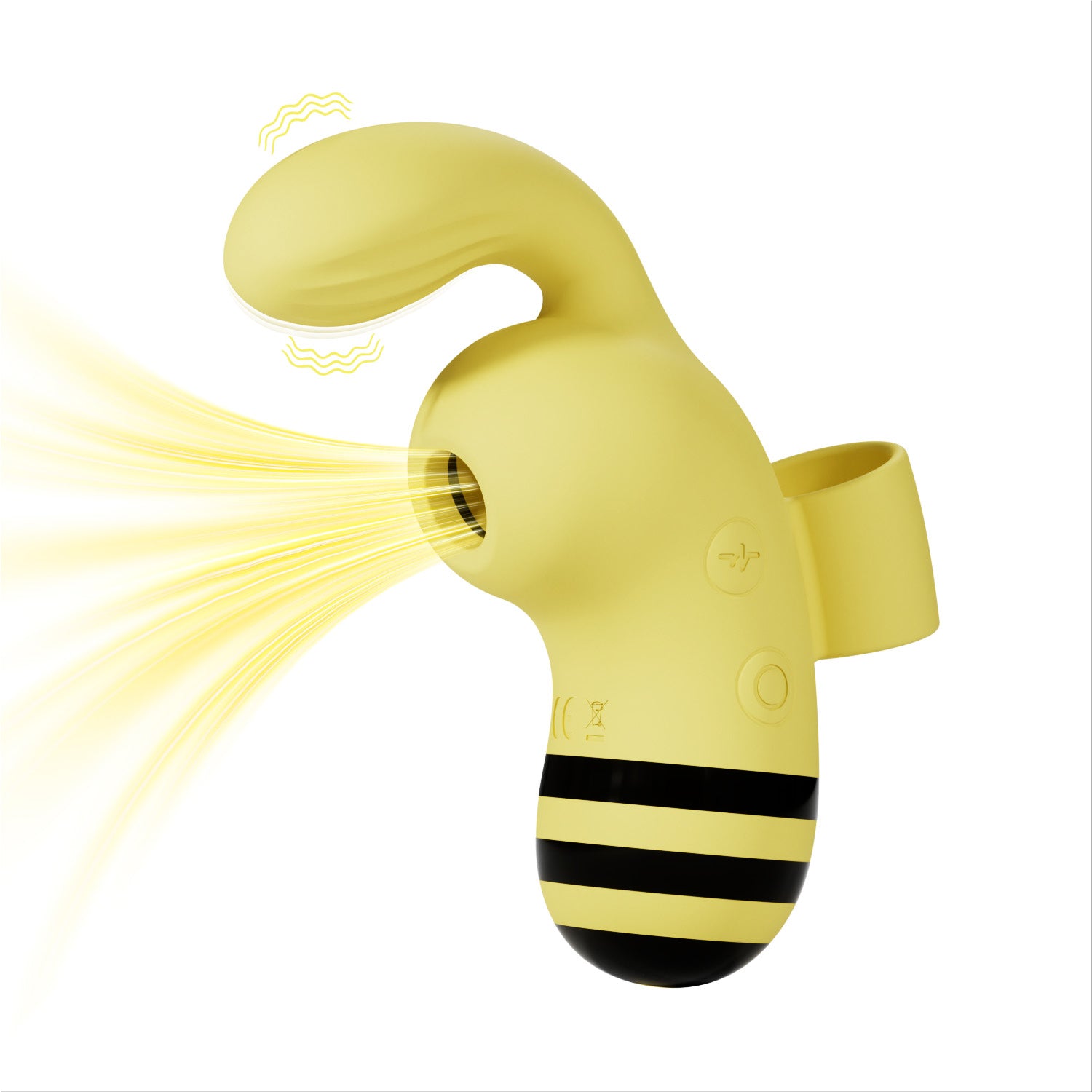 BeeGlow™ Wiederaufladbarer klitoraler Stimulator mit 10 Geschwindigkeiten & 5 Saugmodi