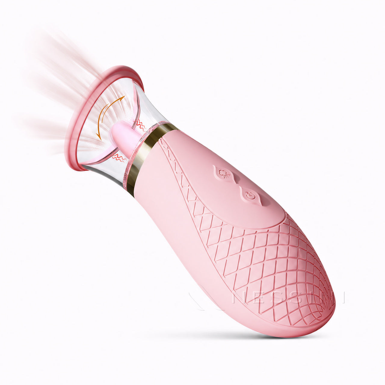 BlushWave Zungenbewegungs-Personal-Massager – 9 Modi & 3 Saugstufen