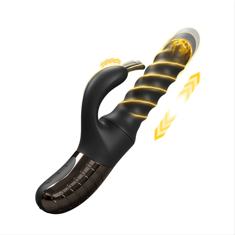 Ultimativer 360° Rotierender Massager - Dual-Motor G-Punkt Stimulation