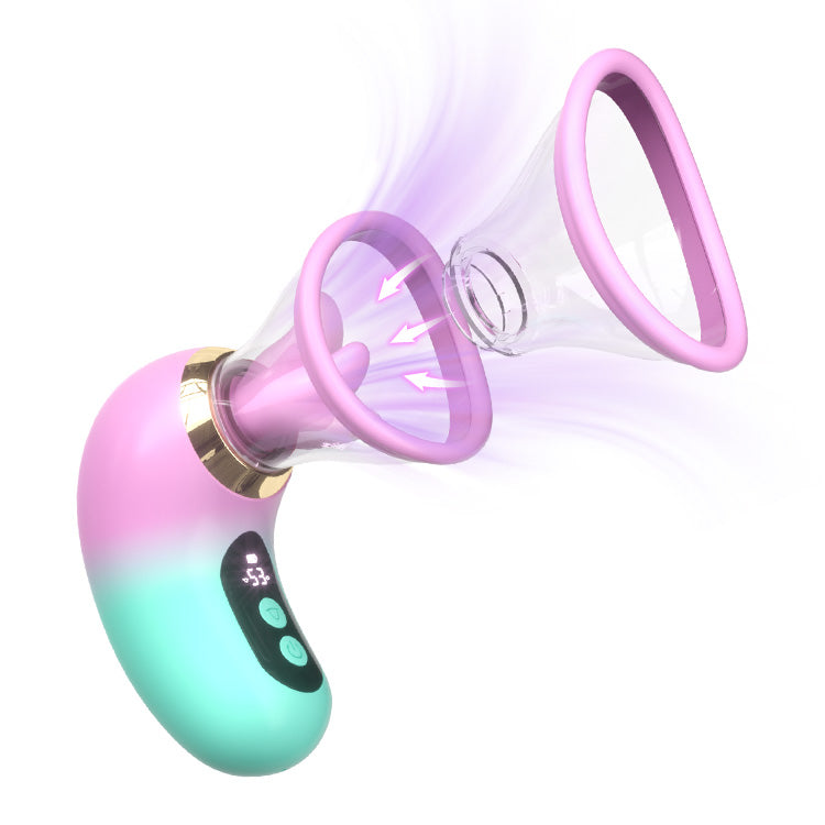 Premium 5-in-1 Saug-Massager - Fortschrittliche LCD-Anzeige-Technologie