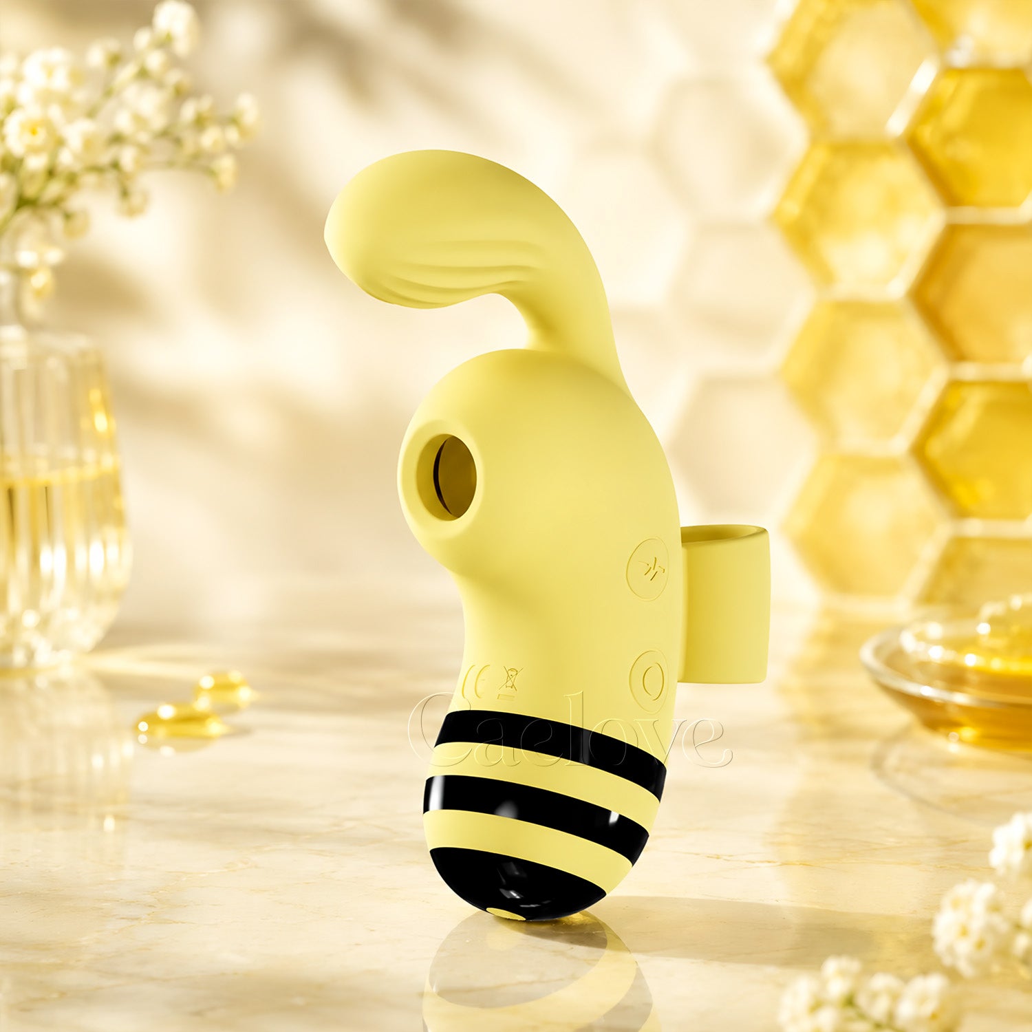 BeeGlow™ Wiederaufladbarer klitoraler Stimulator mit 10 Geschwindigkeiten & 5 Saugmodi
