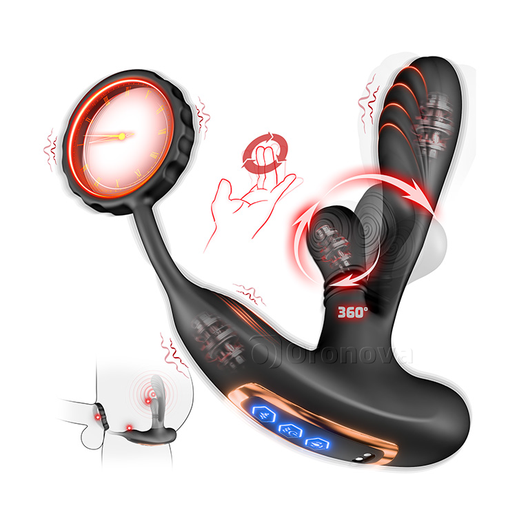 Fortschrittlicher Gyrations-Prostatamassager - Dreifache Vibrations-Technologie