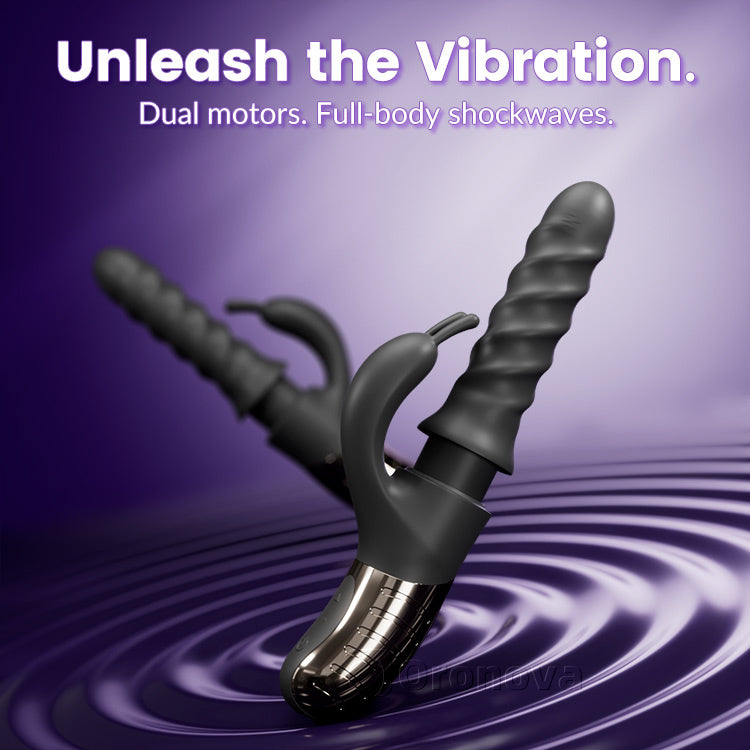 Ultimativer 360° Rotierender Massager - Dual-Motor G-Punkt Stimulation