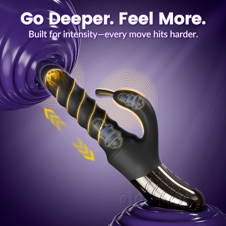 Ultimativer 360° Rotierender Massager - Dual-Motor G-Punkt Stimulation