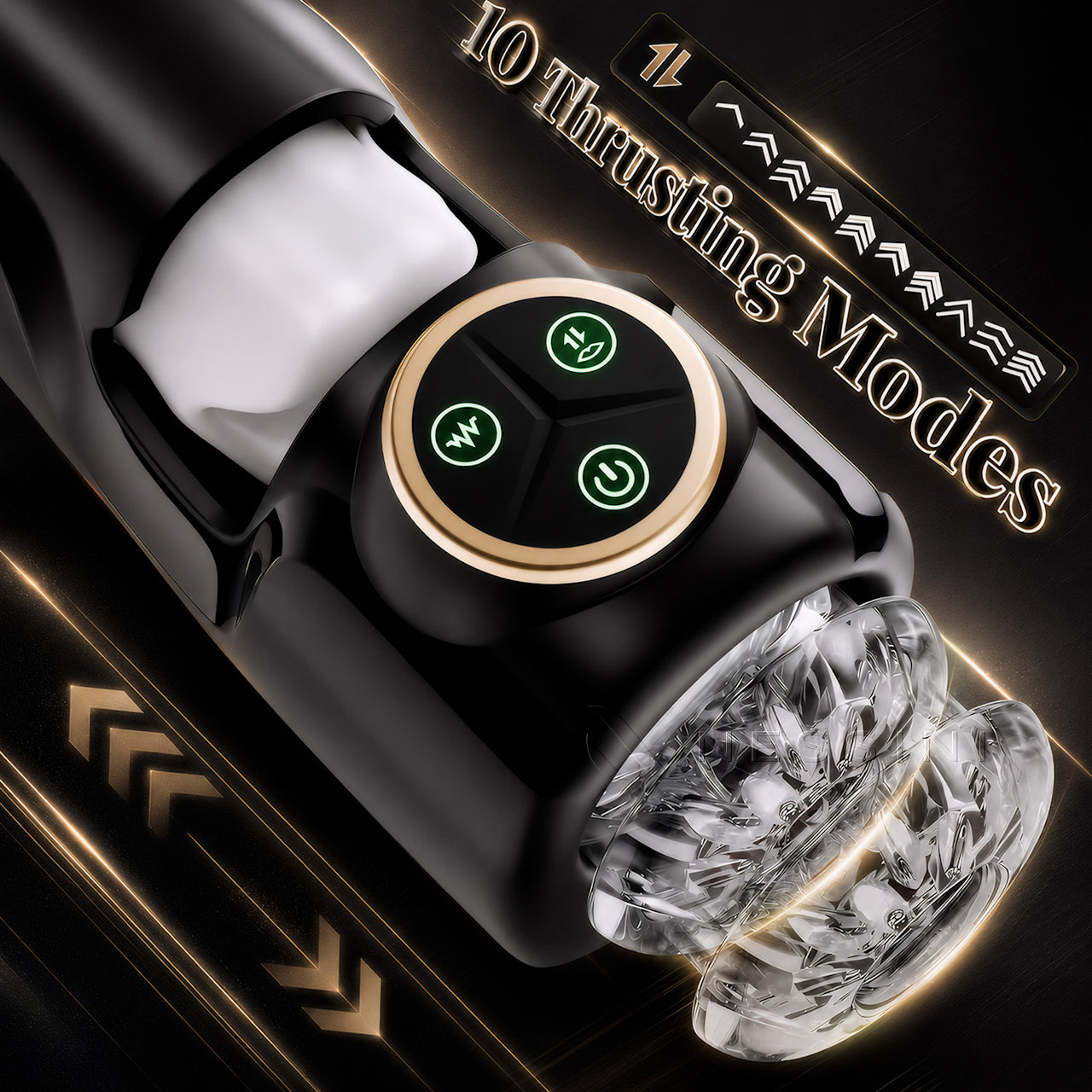 3-in-1 Automatischer männlicher Stroker mit Stoß-, Vibrations- & Griffmodi