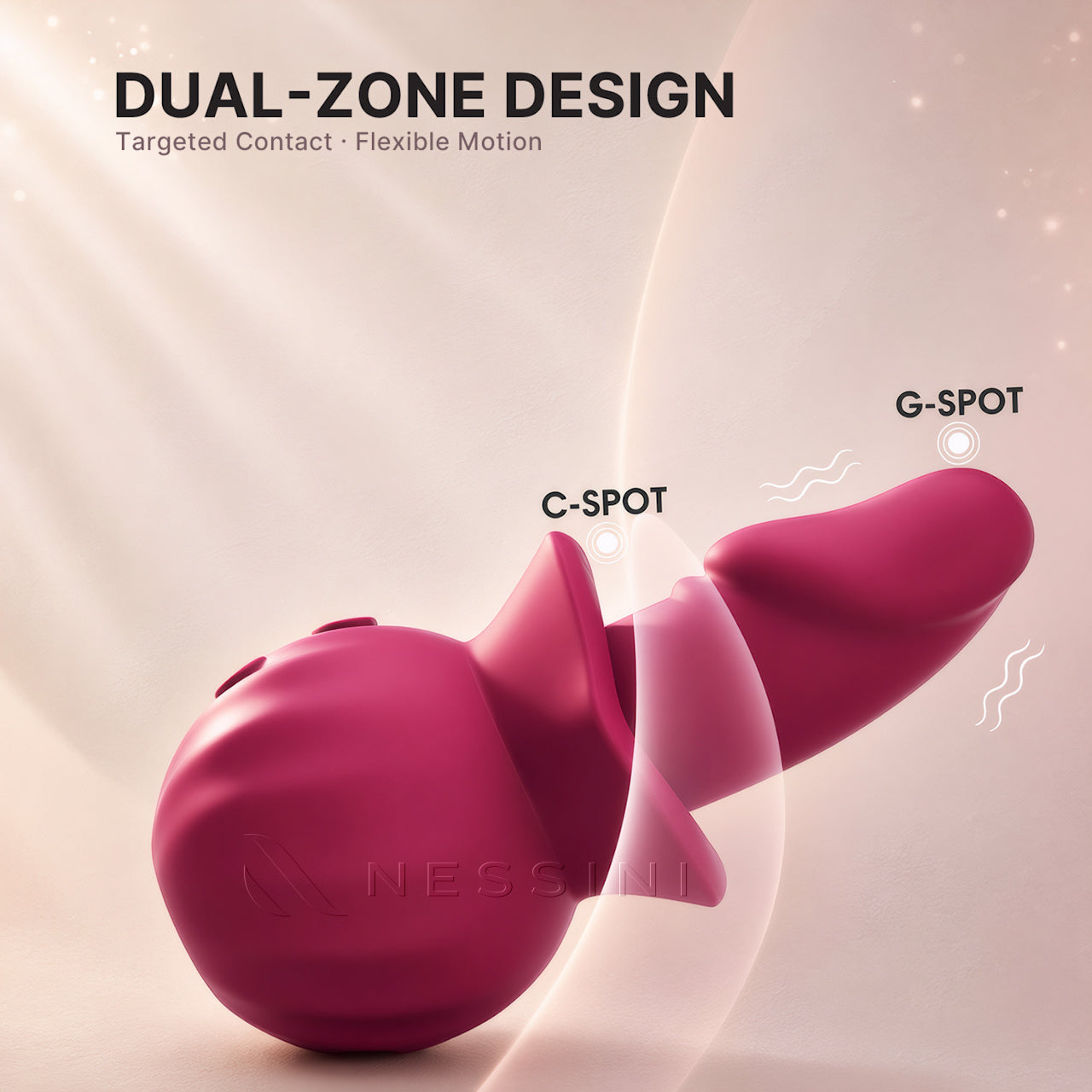 VelvetPulse Dual-Action Saug- & Vibrations-Personal-Massager
