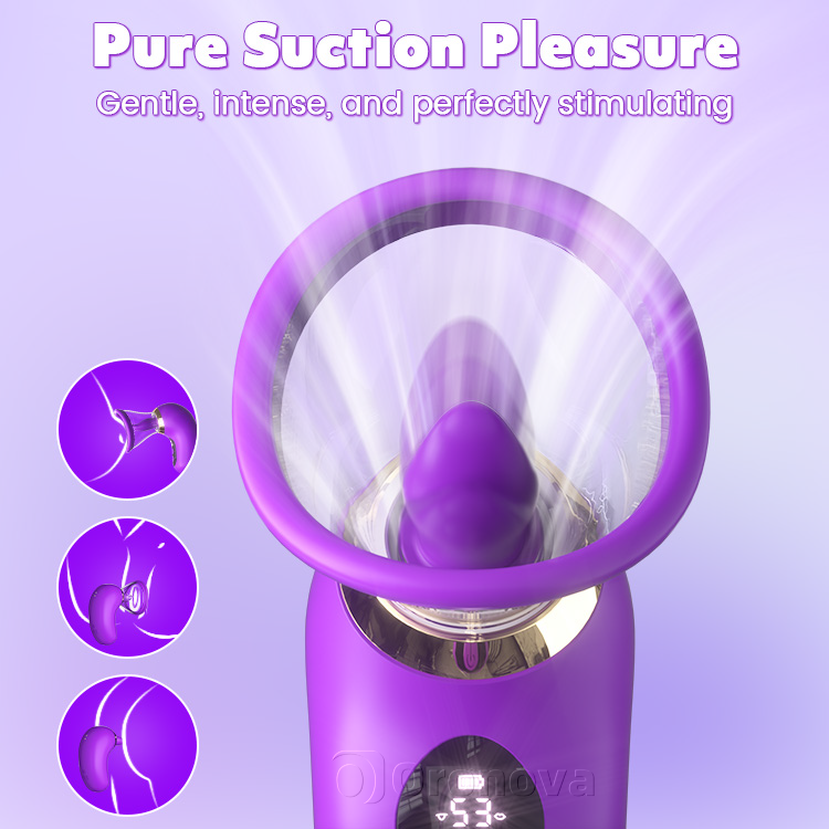 Premium 5-in-1 Saug-Massager - Fortschrittliche LCD-Anzeige-Technologie
