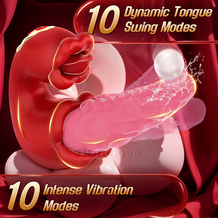 Kreativer 2-in-1 Oktopus-Massager - 10-Modi Zungenkitzel-Technologie