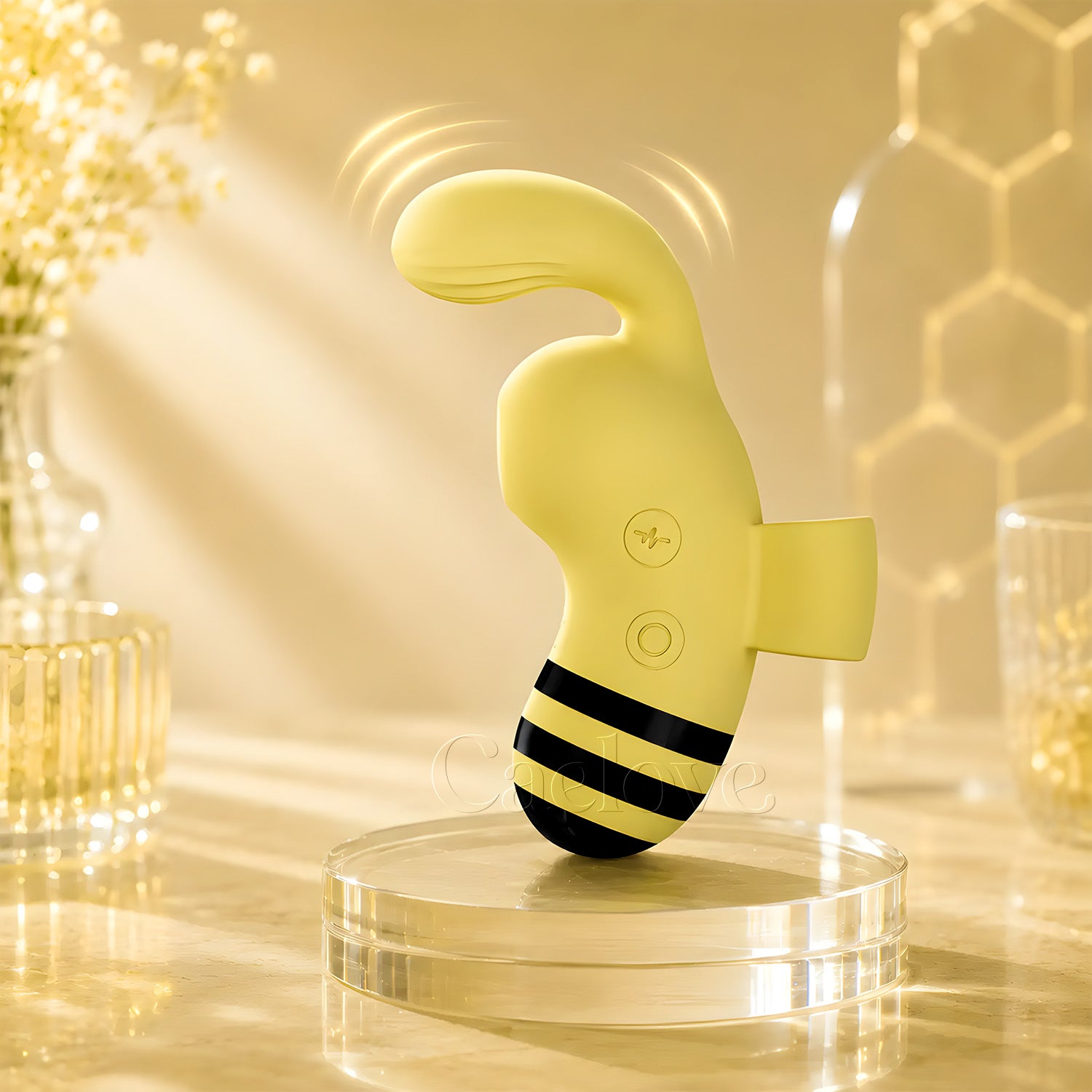 BeeGlow™ Wiederaufladbarer klitoraler Stimulator mit 10 Geschwindigkeiten & 5 Saugmodi