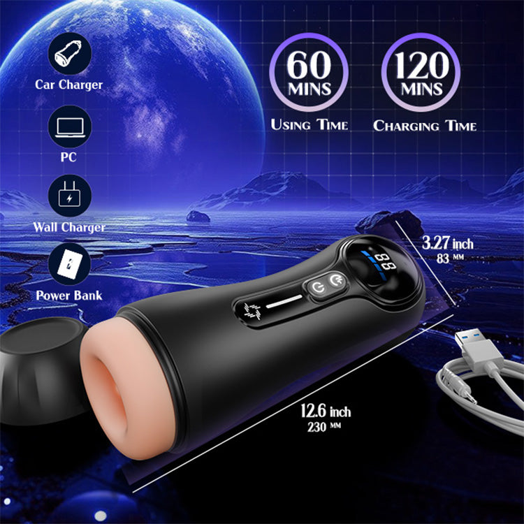 Intelligenter Performance Stroker - 4 Saugmodi & LED-Technik