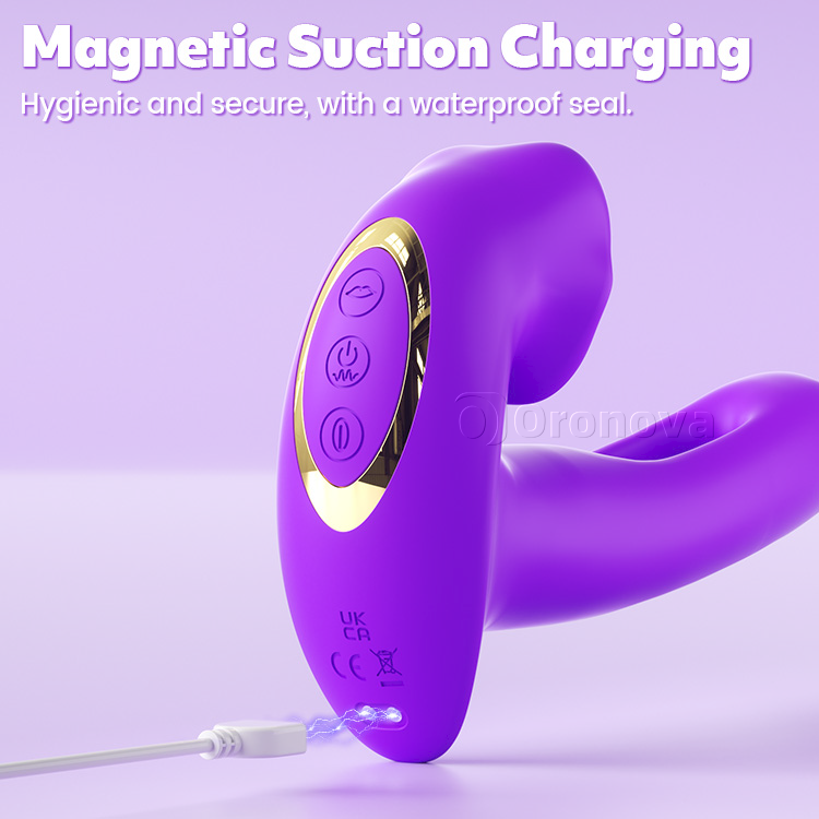 Ultimativer G-Punkt Massager - Kombinierte Stoß-, Leck- & Vibrationskraft