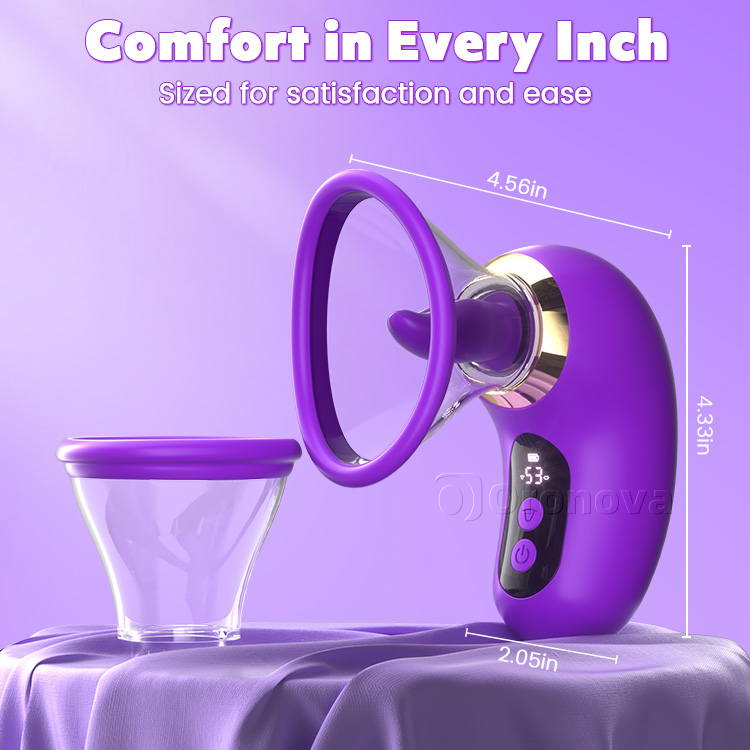 Premium 5-in-1 Saug-Massager - Fortschrittliche LCD-Anzeige-Technologie