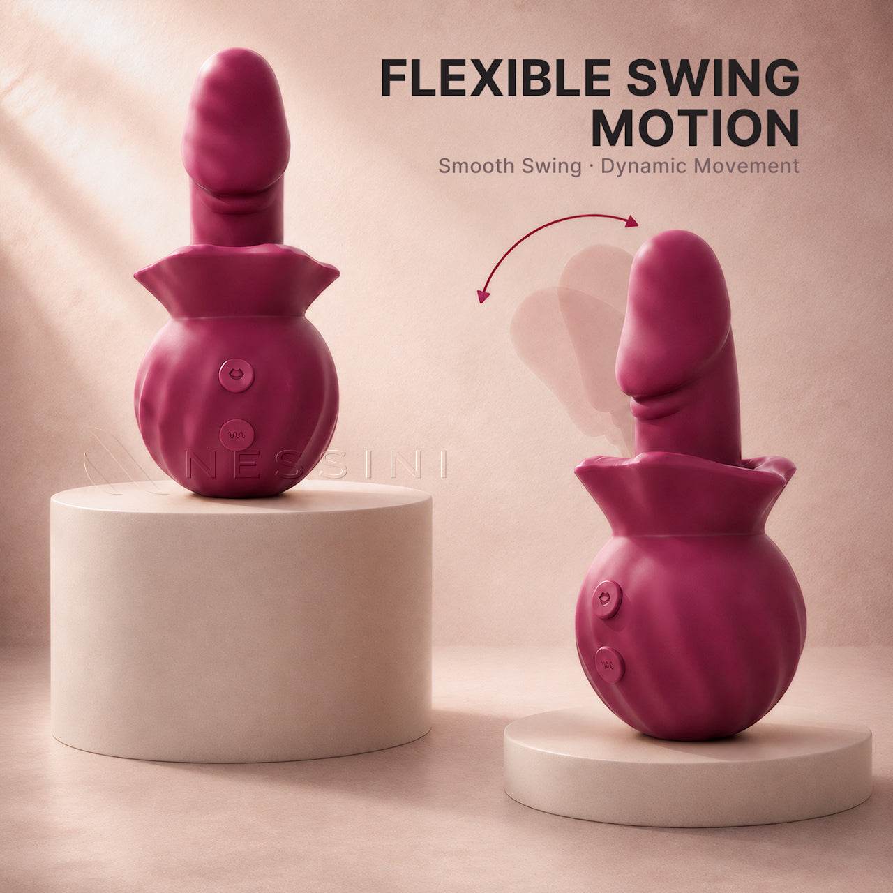 VelvetPulse Dual-Action Saug- & Vibrations-Personal-Massager